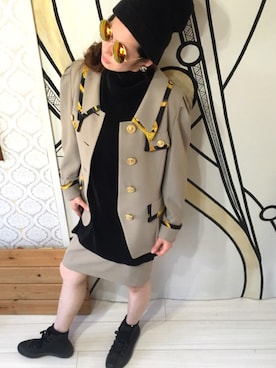 「キュウリガン」｜kyuligunさん（レディース・155cm）の冬コーディネート