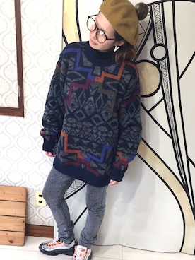 「キュウリガン」｜kyuligunさん（レディース・155cm）の冬コーディネート