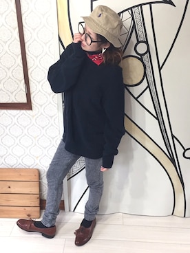 「キュウリガン」｜kyuligunさん（レディース・155cm）の冬コーディネート
