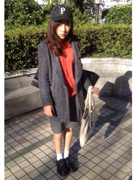 「Dr. Martens（ドクターマーチン）のdr.martens 1461（その他シューズ、ブラック系）」を使った、楊以珩 Zoey Yangさん（レディース・163cm）の春コーディネート