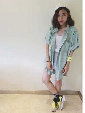 「footscape」｜楊以珩 Zoey Yangさん（レディース・163cm）の夏コーディネート