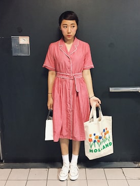 楊以珩 Zoey Yangさん（レディース・163cm）の秋コーディネート