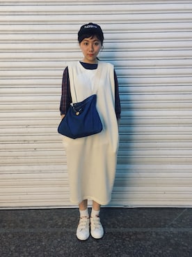 「ONE STAR」｜楊以珩 Zoey Yangさん（レディース・163cm）の夏コーディネート