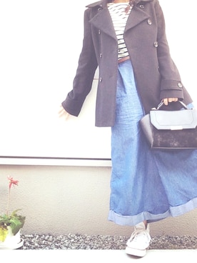 「RESTIR（リステア）のアイテム」を使った、kanahaさん（レディース・153cm）の冬コーディネート