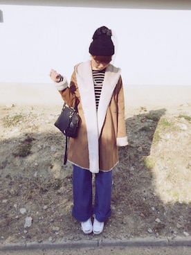 「CONVERSE（コンバース）のCONVERSE コンバース ジャック パーセル / JACK PURCEL（スニーカー）」を使った、ミッチェルさん（レディース・158cm）の冬コーディネート