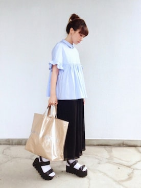 ミッチェルさん（レディース・158cm）の夏コーディネート