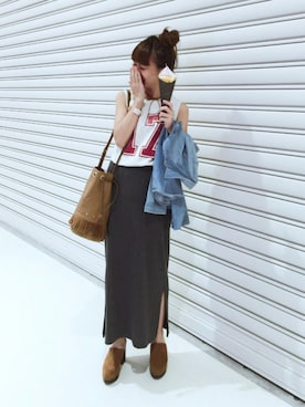 ミッチェルさん（レディース・158cm）の夏コーディネート