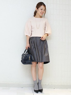 「TIENS ecoute（ティアンエクート）のアイテム」を使った、Aikoさん（レディース・162cm）の夏コーディネート