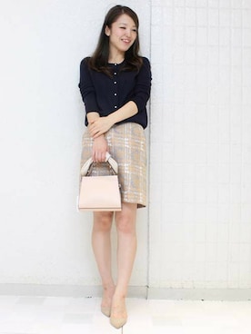 「TIENS ecoute（ティアンエクート）のアイテム」を使った、Aikoさん（レディース・162cm）の秋コーディネート