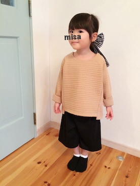 misaさん（キッズ・100cm）の秋コーディネート
