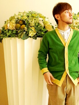 「WILLIAM LOCKIE（ウィリアムロッキー）のアイテム」を使った、KENT BREAD HAT さん（メンズ・156cm）の春コーディネート