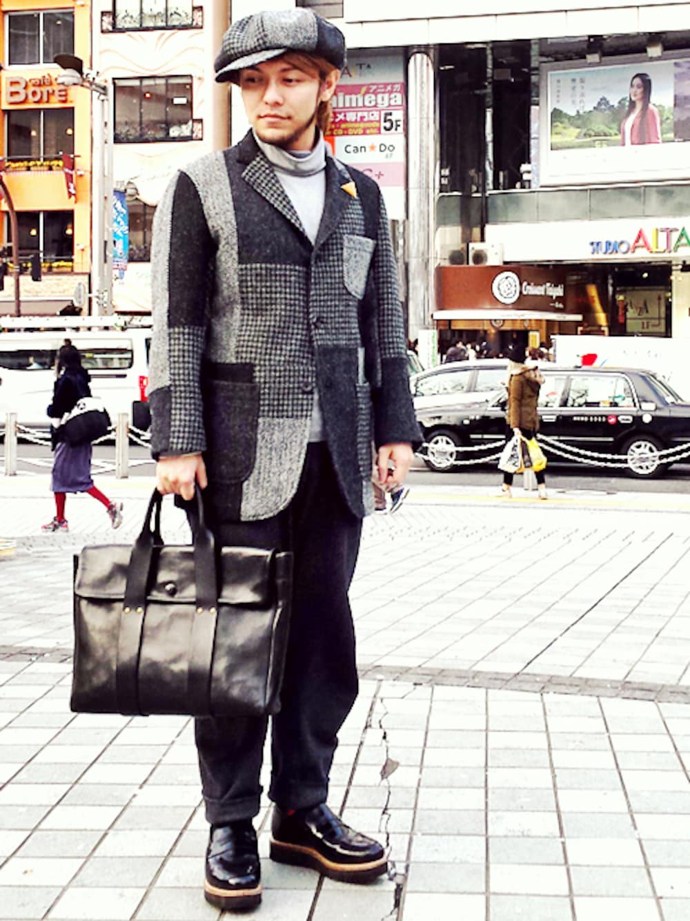 ビームスボーイ　ハリスツイード　セットアップ　ジャケット　パンツ　23FW BEAMS BOY（ビームス ボーイ）ハリスツイード 3ボタン