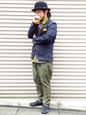 「オフ会」｜KENT BREAD HAT さん（メンズ・156cm）の秋コーディネート