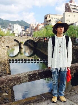 「MOSLEYTRIBE（モズリートライブズ）のアイテム」を使った、matsuokaさん（メンズ・165cm）の秋コーディネート