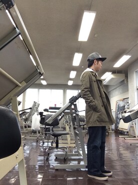 「ScoLar（スカラー）のアイテム（ジャケット/アウター）」を使った、matsuokaさん（メンズ・165cm）の冬コーディネート