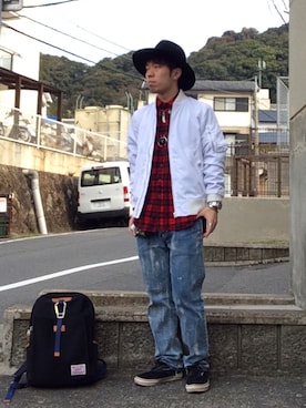 「タディアンドキング」｜「アイテム（ジャケット/アウター）」を使った、matsuokaさん（メンズ・165cm）の冬コーディネート