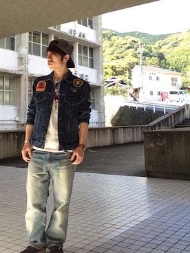 「タディアンドキング」｜「アイテム（ジャケット/アウター）」を使った、matsuokaさん（メンズ・165cm）の春コーディネート