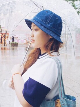 「Steve J ＆Yoni P（スティーブジェイアンドヨニピー）のアイテム」を使った、박세원さん（レディース・157cm）の夏コーディネート