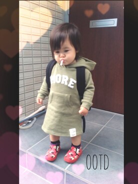 「しまむらコーデ」｜yuixxx221さん（キッズ・80cm）の秋コーディネート