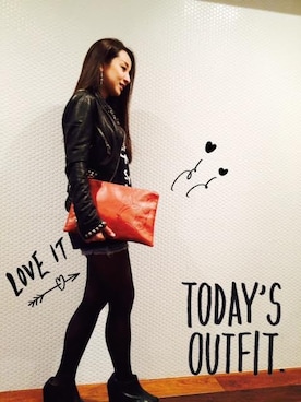 「CRYSTAL BALL（クリスタルボール）のアイテム」を使った、Yamauchiさん（レディース・160cm）の秋コーディネート