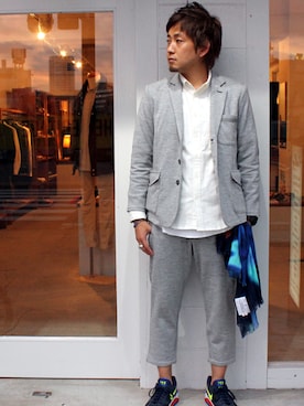 「 グレー」｜Valleyシノハラさん（メンズ・173cm）の秋コーディネート
