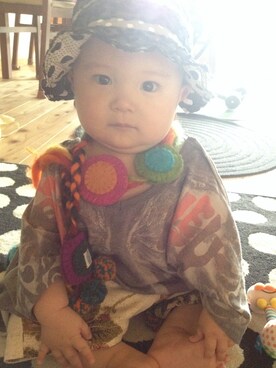 HYu-shoさん（キッズ・70cm）の夏コーディネート