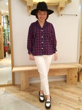 Haruka Otsujiさん（レディース・152cm）の冬コーディネート