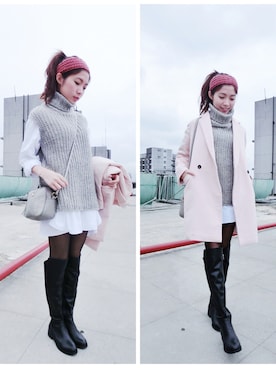 「coordinate」｜朱奈奈chunanaさん（レディース・160cm）の冬コーディネート