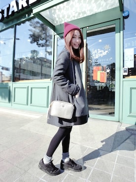 「coordinate」｜朱奈奈chunanaさん（レディース・160cm）の冬コーディネート