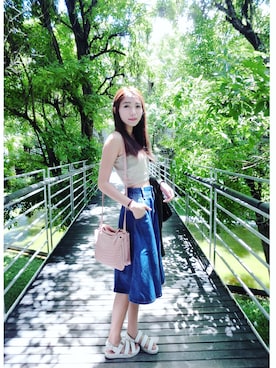 「model」｜朱奈奈chunanaさん（レディース・160cm）の秋コーディネート