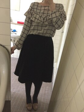 「tocco（トッコ）のアイテム（シューズ）」を使った、yuzさん（レディース・165cm）の冬コーディネート