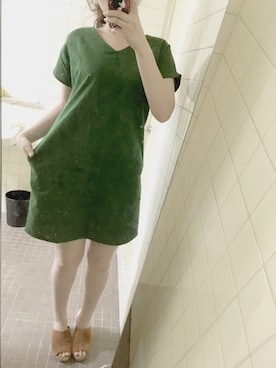 「NETSTAR（ネットスター）のアイテム（ワンピース/ドレス）」を使った、yuzさん（レディース・165cm）の秋コーディネート