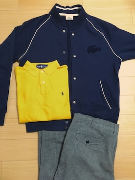 桐生孫左衛門さんの（LACOSTE | ラコステ）を使ったコーディネート