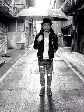 「survival（survival）のアイテム」を使った、zengさん（メンズ・175cm）の冬コーディネート