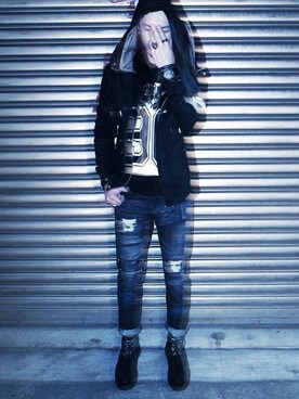 「survival（survival）のアイテム」を使った、zengさん（メンズ・175cm）の冬コーディネート