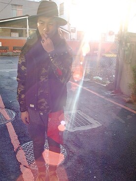 「survival（survival）のアイテム」を使った、zengさん（メンズ・175cm）の冬コーディネート