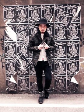 「survival（survival）のアイテム」を使った、zengさん（メンズ・175cm）の冬コーディネート