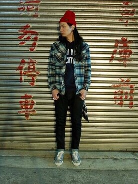 「survival（survival）のアイテム」を使った、zengさん（メンズ・175cm）の冬コーディネート