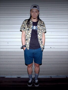 「survival（survival）のアイテム」を使った、zengさん（メンズ・175cm）の夏コーディネート