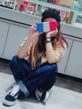 「Rodeo Crowns（ロデオクラウンズ）のアイテム（ジャージ）」を使った、adaaajoさん（レディース・166cm）の秋コーディネート