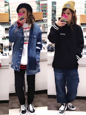 「シュプリーム」｜「アイテム（ハンチング/ベレー帽）」を使った、adaaajoさん（レディース・166cm）の秋コーディネート