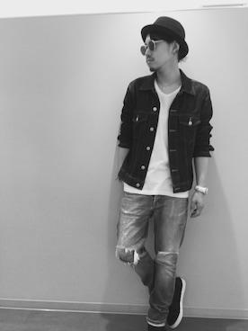 「BROWNY（ブラウニー）のアイテム」を使った、HIRO@美容師さん（メンズ・170cm）の春コーディネート