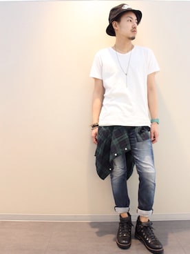 「VANS（バンズ）のアイテム（帽子）」を使った、HIRO@美容師さん（メンズ・170cm）の春コーディネート