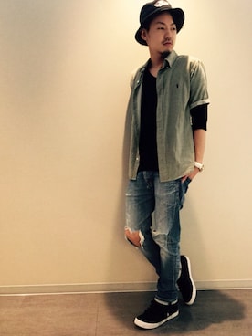 「アイテム（腕時計）」を使った、HIRO@美容師さん（メンズ・170cm・20代）の春コーディネート