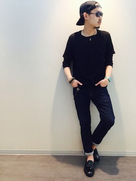 「NIKE（ナイキ）のアイテム（キャップ）」を使った、HIRO@美容師さん（メンズ・170cm）の春コーディネート