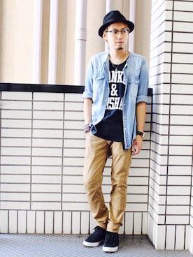 「アイテム（腕時計）」を使った、HIRO@美容師さん（メンズ・170cm・20代）の秋コーディネート