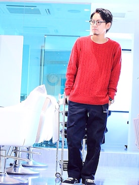 「寒い」｜HIRO@美容師さん（メンズ・170cm）の秋コーディネート