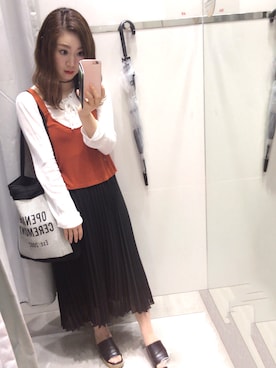 「EMODA（エモダ）のアイテム（チョーカー）」を使った、chiiieさん（レディース・159cm）の夏コーディネート