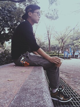 「hat」｜Ö sēvenさん（メンズ・163cm）の冬コーディネート