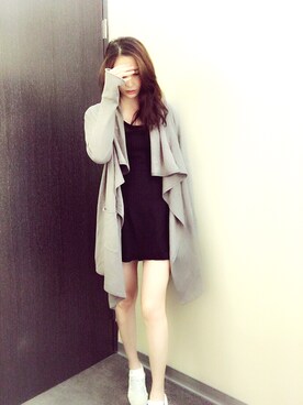 「First Aid to the Injured(ファースト・エイド・トュ・ザ・インジュアード)のアイテム」を使った、Yen-ccさん(レディース・175cm)の秋コーディネート